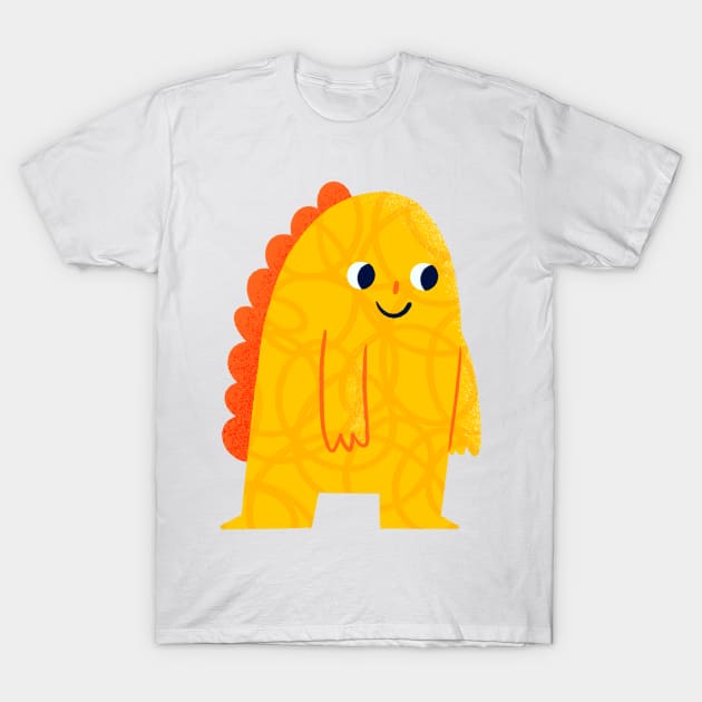 Yellow Monster T-Shirt by TRAWAAZ